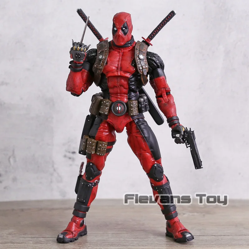 NECA Дэдпул Ultimate 8 "фигурку 1:10 весы коллектор Epic Marvel кукла игрушка