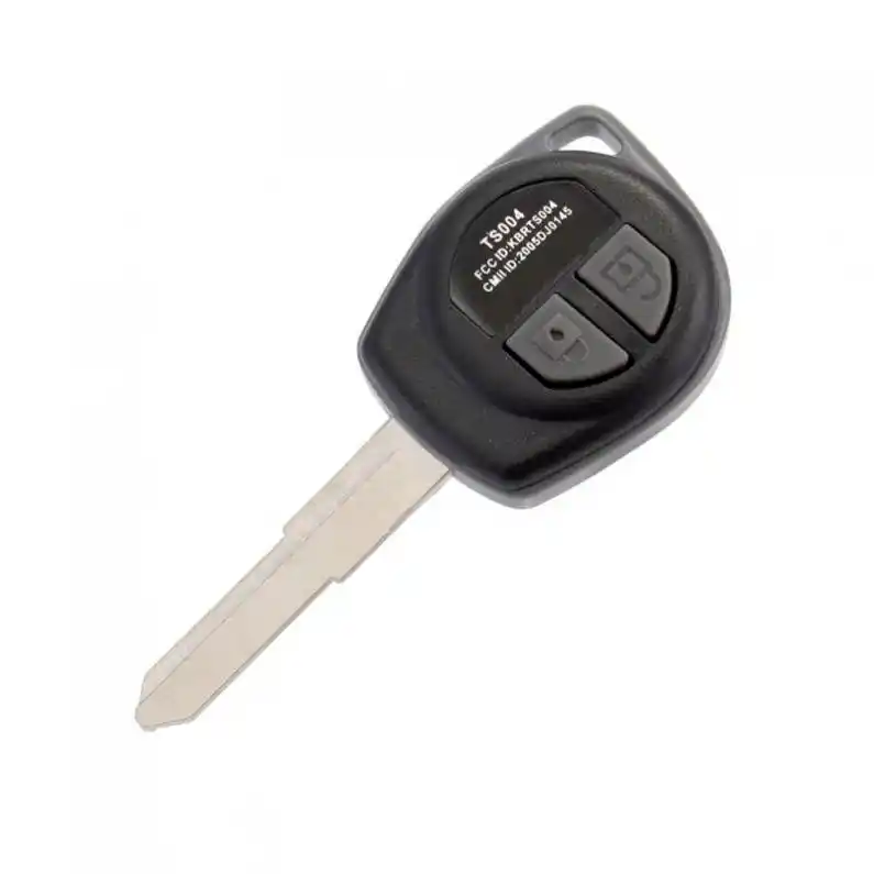 2 botones 433MHz Llavero remoto ABS Llavero con chip ID46 apto para SWIFT SX4 Alto 2007-2013 Llave remota del coche Negro