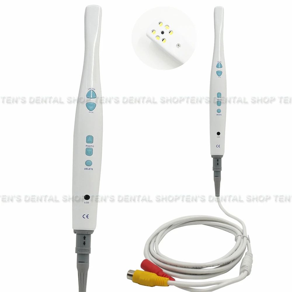 High Quality 2016 New FDA Dental Diagnostic Intraoral Camera Wired 1/4