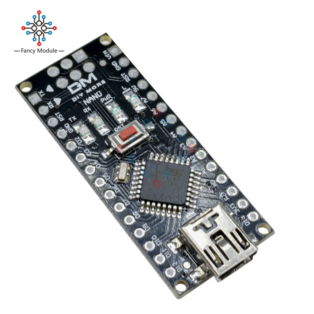 Мини-usb Nano 4,0 atmega328 Atmega328P контроллер для Arduino ATMEGA328P-AU PL2303TA 5 в 16 м Модуль платы с контактами