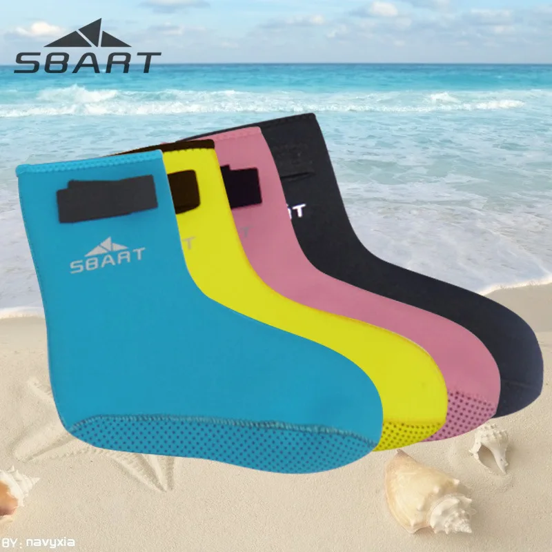 2017 SBART 3mm Nylon Men Women Scuba Diving Socks Swimming Prevent