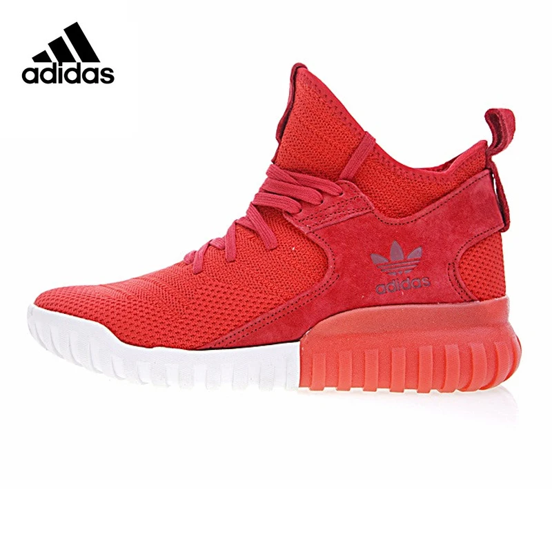

Adidas Adidas Tubular X PK Clover Men's Running Shoes , Red, Woven Non-slip Shock Absorbing Shock Resistant S 80129 EUR Size M