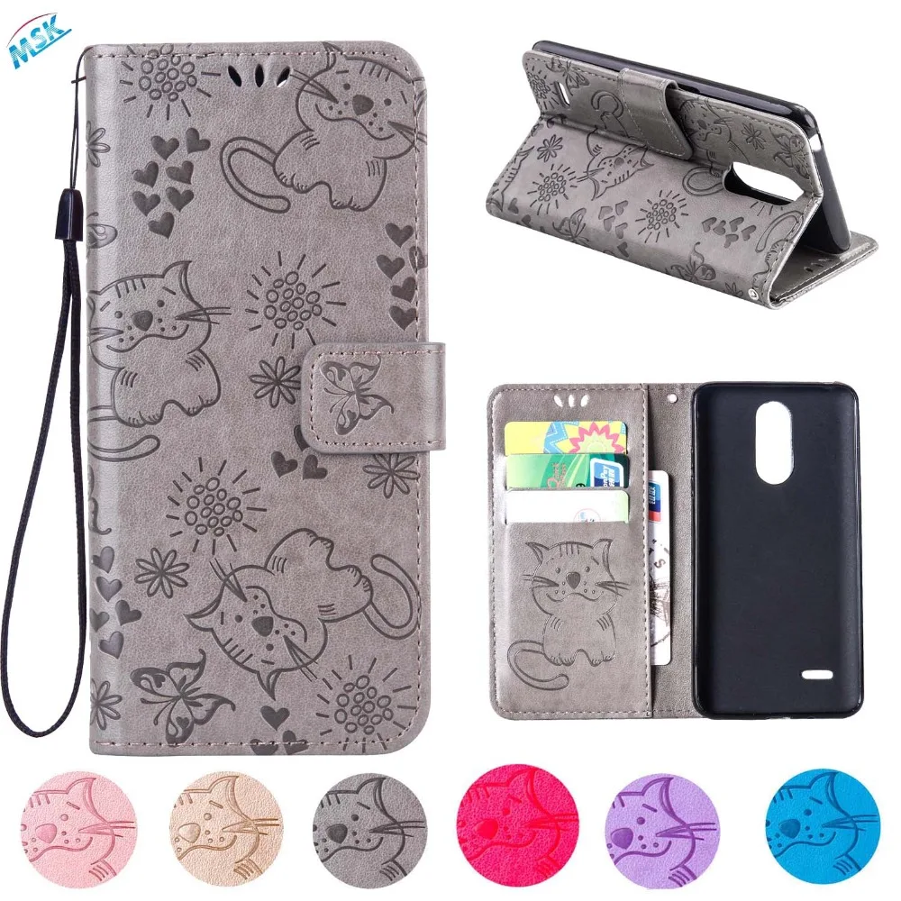 Wallet leather case For LG STYLO 3 LS777 Coque Stylo3 Flip cover K4 2017 M160 X230 K8 X240 X240F Phone funda | Мобильные телефоны и