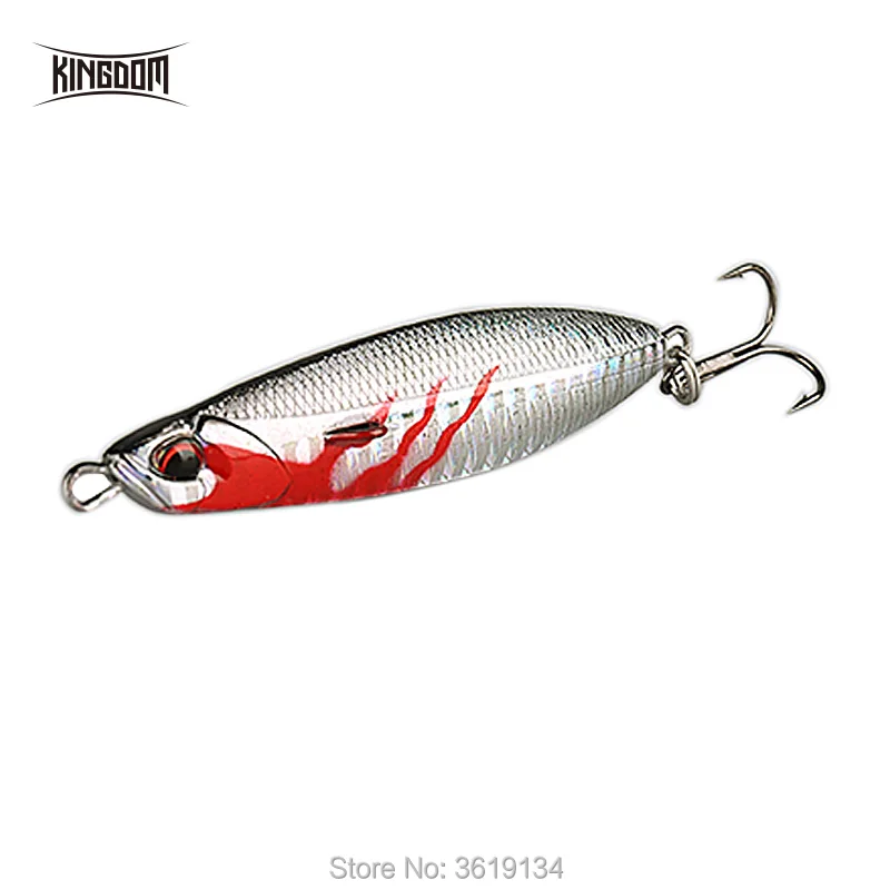 

Kingdom Double Action Jigging Spoon Fishing Lures Hard Baits 1PC Full Aqueous Layer Metal Material Model 5379 Fishing Tackle