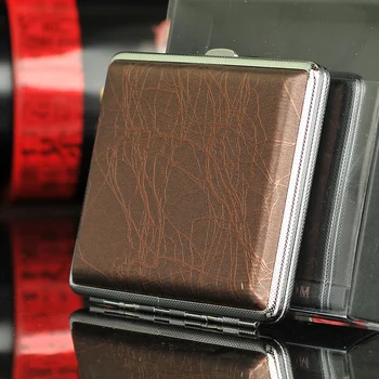

Team pistol PU leather cigarette case(hold 20 pcs) Cigarette box Cigarette holder Smoking Accessories