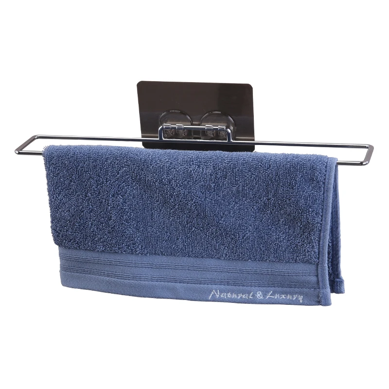 washing cloth holder chromed metal rack kitchen bathroom wall mounted