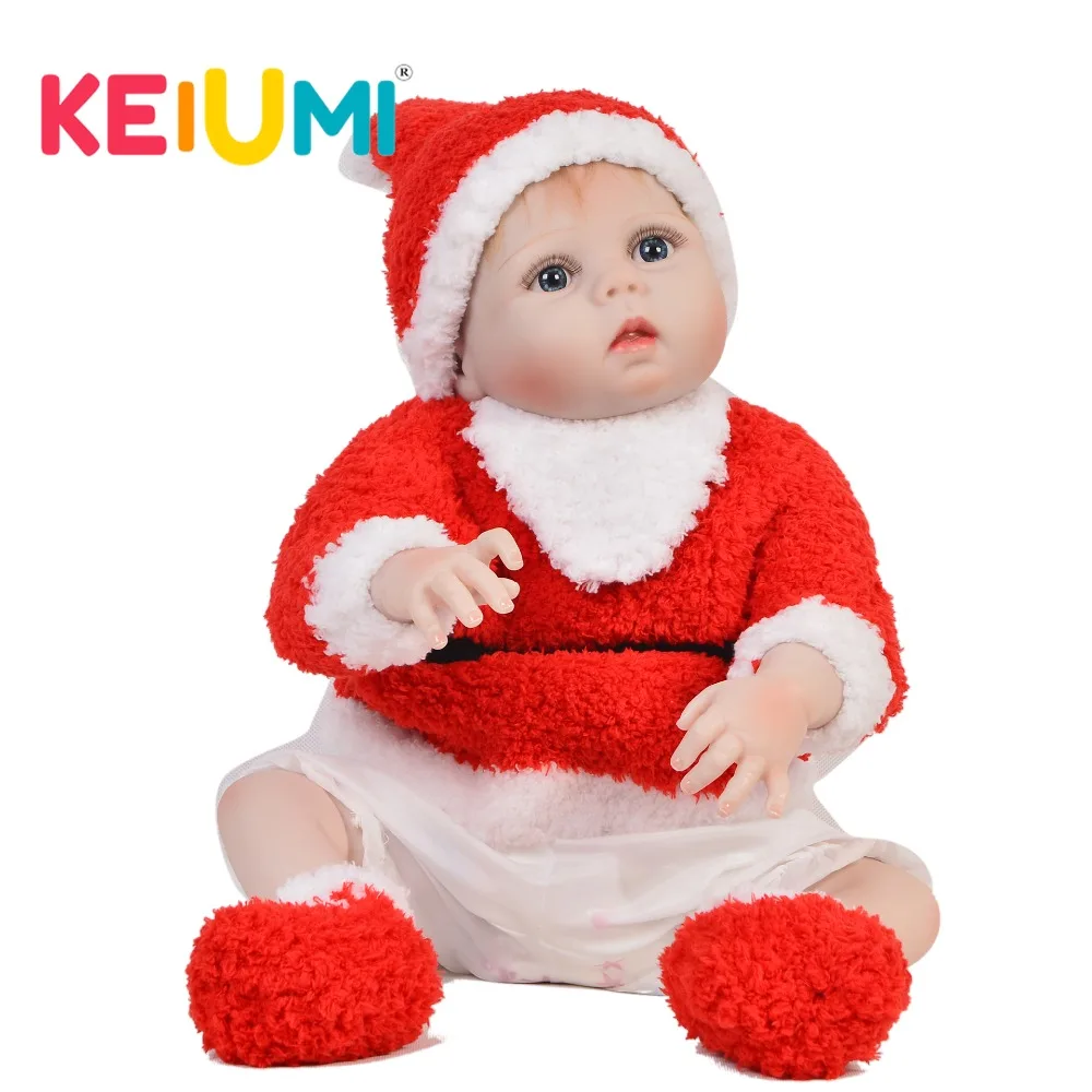 

Lifelike 23'' Ethnic Dolls Mohair bebe Lovely 57 cm Full Silicone Reborn Dolls Babies Christmas Bebe Toys For Girl Birthday Gift
