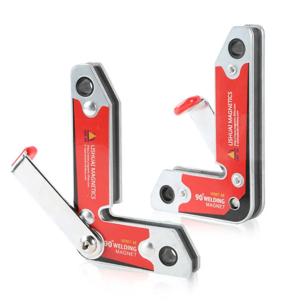 2pcs//set Dual-Use Strong Welding 60° /& 90° Corner Magnet Magnetic Holder Durable