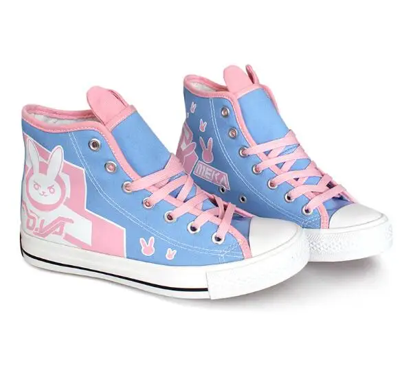 

PINK BUNNY DVA over STOCKINGS Song Hanna DVA D.va women men girl ladies SHOES SNEAKERS