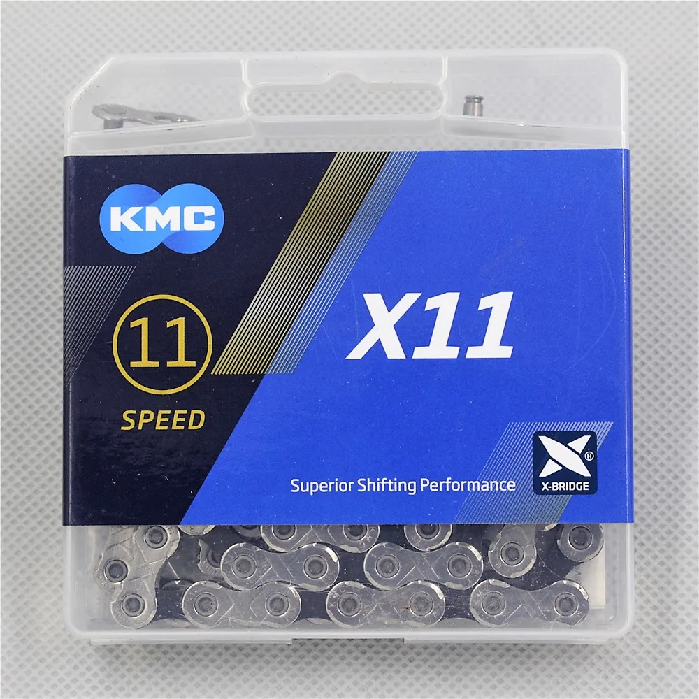 Новая велосипедная цепь KMC X8, X9, X10, X11, X12, велосипедная цепь, 11 скоростей, Шоссейная, MTB, шатун Shimano/SRAM 8, 9, 10, 11, 12s переключатель, 116L