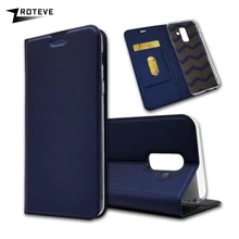 ZROTEVE мягкие из искусственной кожи Магнитная Крышка карты карман кошелек чехол для samsung Galaxy A6 A8 плюс A6 + A8 + 2018 Футляр для телефона