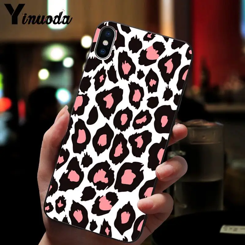 Black and Pink Leopard Art
