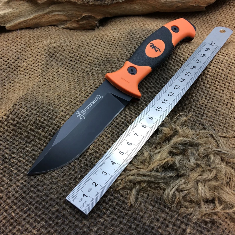 Best Quality Browning Survival Knife Camping Fixed Blade Knife Utility