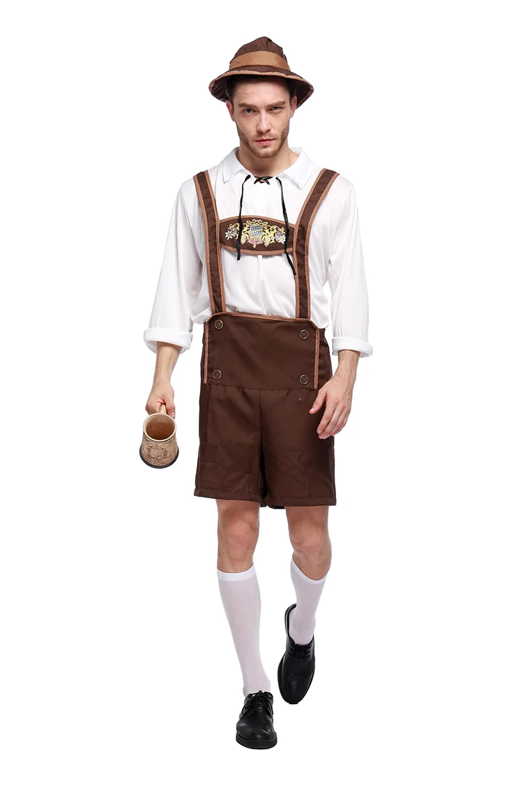 Горячее пиво oktoberfest костюм немецкое пиво фестиваль костюм Взрослый мужской Хэллоуин Карнавал пиво костюмы для косплея