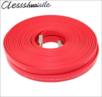 

HDMI 2.0 Flat Long Cable Wire Male To Male Engineering Cord 25m 30m 40m 50m 4K*2K Standard Certified 25 30 40 50 meters , By DHL