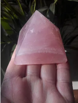 

YM 315 Natural pink crystal ornaments pyramid Wang marriage love
