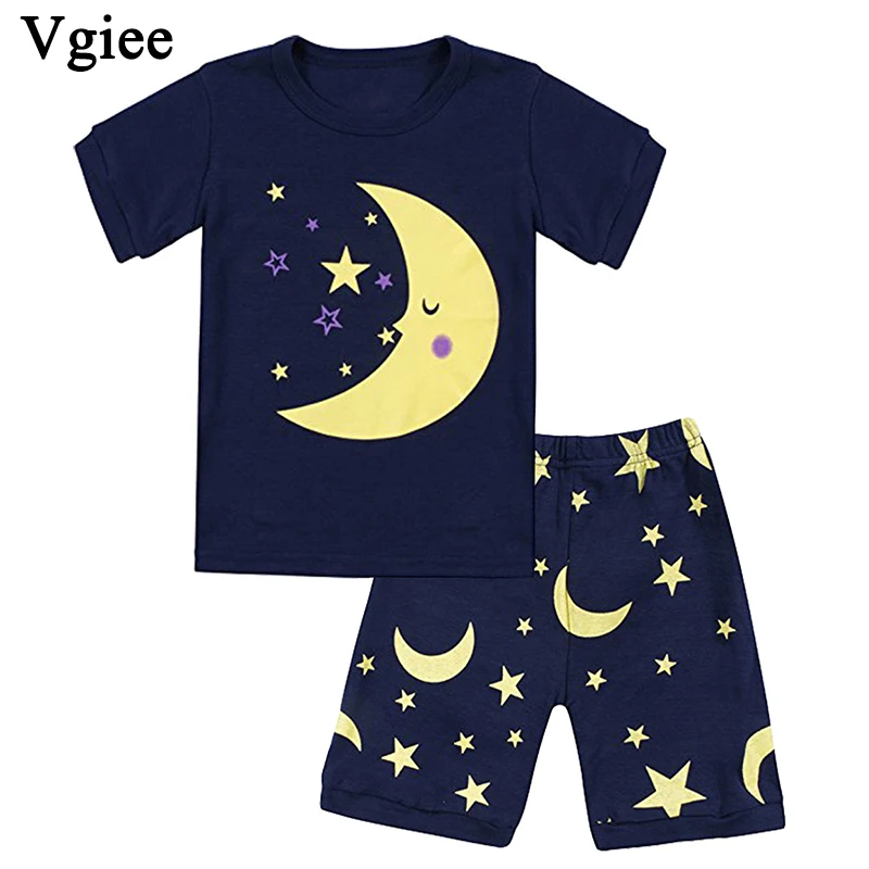 

Vgiee Kids Clothes Boys Boutique Kids Clothing 2019 Fashion Summer Cartoon Octopus Short O-Neck Boys Clothes CC163