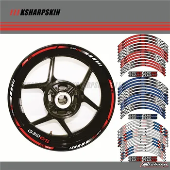 

Motorcycle Wheel Rim Decals Wheel Reflective Stickers Stripes For BMW G310GS