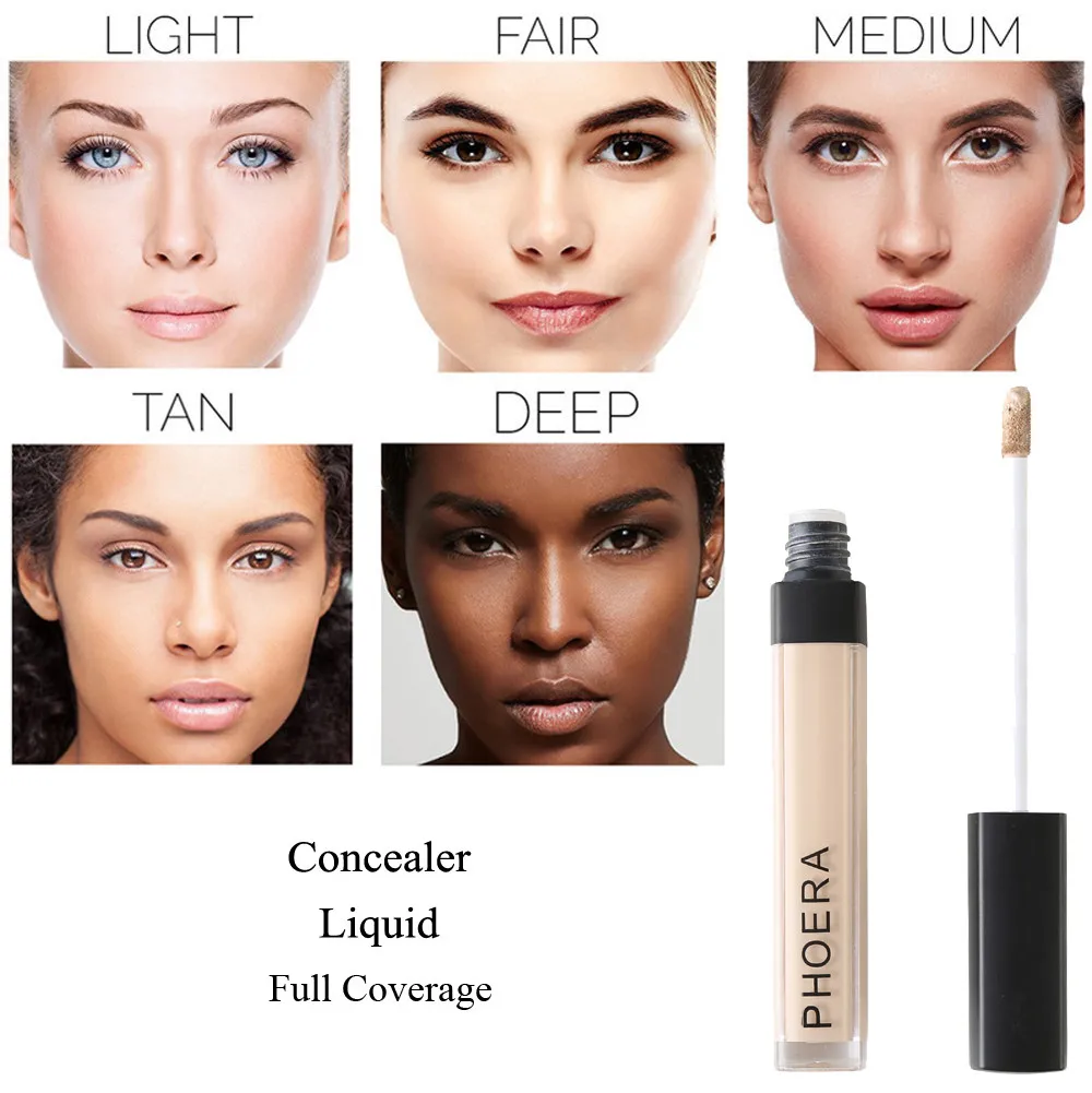 

2019 BEAUTY Makeup Concealer Liquid Moisturizer Conceal HD High Definition Foundation bases de maquillaje para el rostro