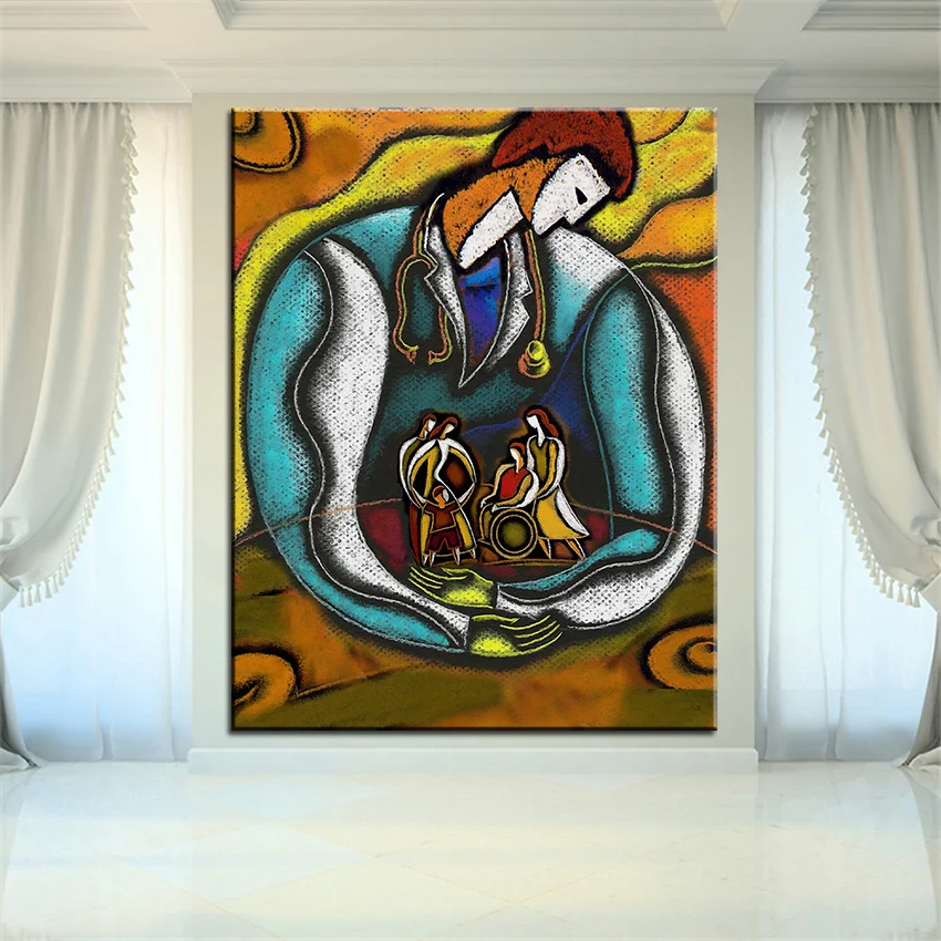 Large size Printing Oil Painting health care Wall painting Home