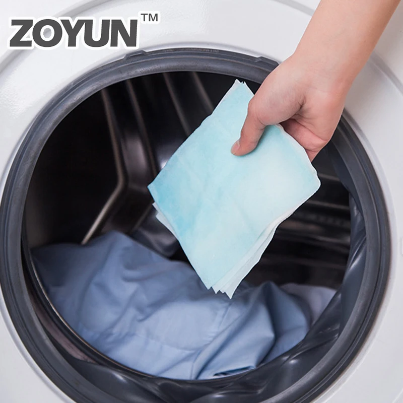 24PCS Washing Machine Use Color Absorption Sheet Laundry Dryer Anti Dye Cloth 