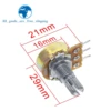 10pcs WH148 Linear Potentiometer 15mm Shaft With Nuts And Washers 3pin WH148 B1K B2K B5K B10K B20K B50K B100K B250K B500K B1M ► Photo 3/6