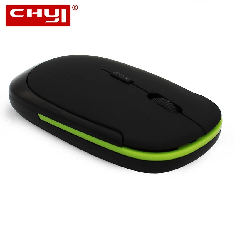 

CHYI 2.4Ghz U Shape Wireless Mouse Ultra Thin Slim Special Computer Mice 1600DPI PC Laptop Mause With USB Receiver For Gift