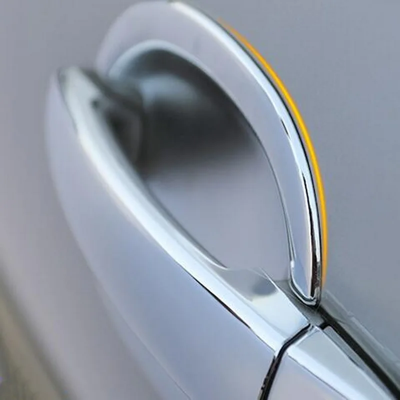 Tonlinker наружная дверная ручка Чаша крышка наклейка s для Citroen C-Elysee/peugeot 301 автомобильный Стайлинг 4-8 шт. ABS хромированная крышка наклейка