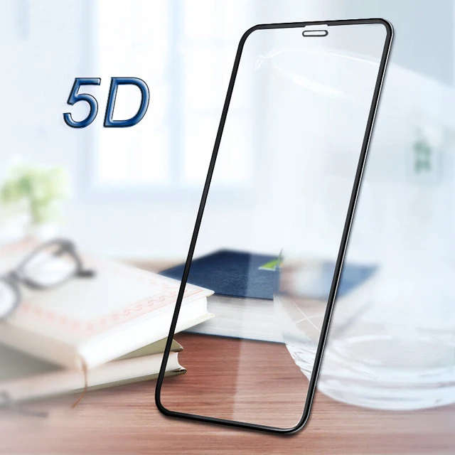 

GerTong 5D Full Cover Tempered Glass for iPhone X 10 6 S 6S 8 7 Plus Cover Screen Protector for iPhone 6 6s Plus Protective Film