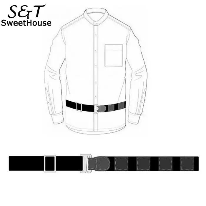 

Unisex Adjustable Near Shirt Belt Elastic Casual Shirt Holder Belt Common Type, Upgrade Type, Square Type