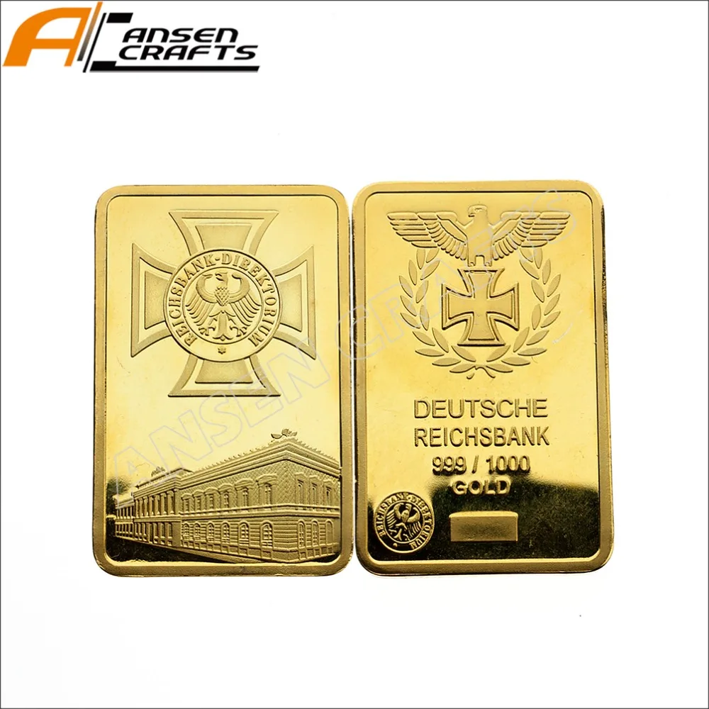 1 унц. золото слоистых Deutsche Reichsbank Bullion Чушка
