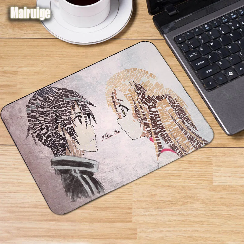 

Mairuige Anime Girls Mousepad SAO Asuna Sword Art Online Pattern Print Mousepad Kirito Black Swordsmen Mouse Pad MouseMat Pad