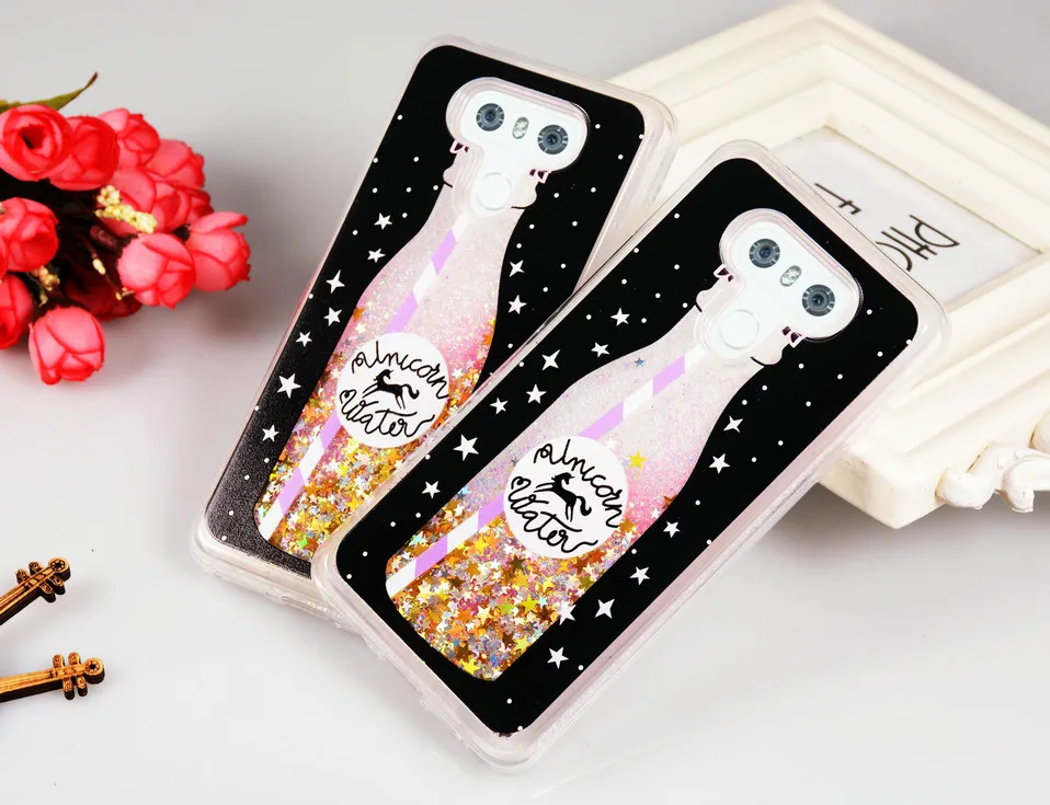 ICOQUE G6 Cases For LG G6 Cover Glitter Quicksand Liquid Silicone Cute Fundas G6 Case For LG G6 Case Cover (4)