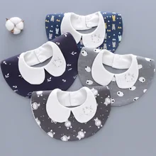 Водонепроницаемый 360 градусов слюнявчик, полотенце для слюней галстук с принтом Getleman детские нагрудники хлопчатобумажных нагрудников для малышей мягкие кормления бандана слюни нагрудники Аксессуары