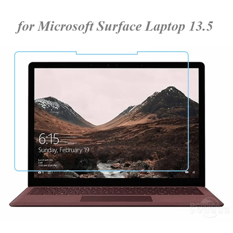 

Laptop Screen Protector for Microsoft Surface Laptop 13.5inch Notebook Tempered Glass 0.3MM 9H Clear Protective Film