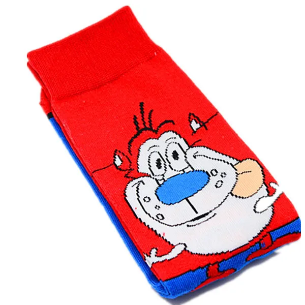 Funny Cartoon Anime Print Socks Patrick Star Fashion Personalized Novelty Men Women Comfort Breathable Pink Yellow Cotton Sock - Цвет: 5