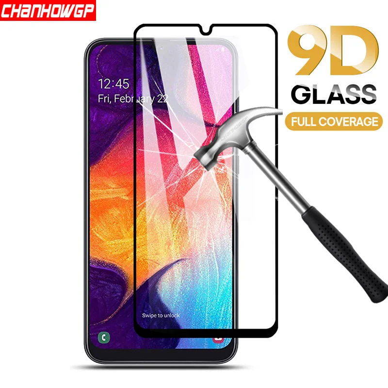 

9D Full Glue Tempered Glass For Samsung Galaxy A30 A50 A70 2019 J4 J6 Plus J8 A6 A8 A9 2018 Screen Protector Phone Glass Film 9H