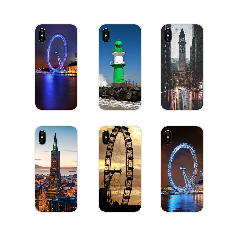 

Bumper Retro Building Wheel For Sony Xperia Z Z1 Z2 Z3 Z5 compact M2 M4 M5 C4 E3 T3 XA Huawei Mate 7 8 Y3II Accessories Bag Case