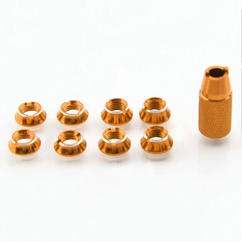 

8x Transmitter Switch Fixing Nuts + Wrench For Futaba T8FG T14SG Remote Control