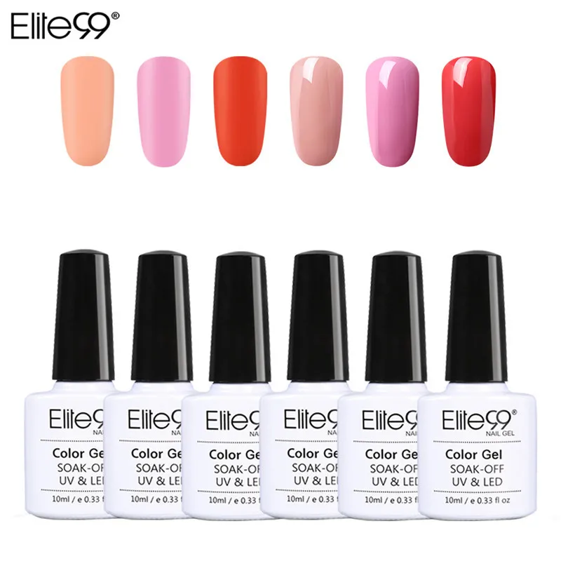 

6PCS/SET Elite99 One Step Nail Matte Gel Nail Polish For Nails Gel Polish For Manicure Nail Art Decorations Nails accessories