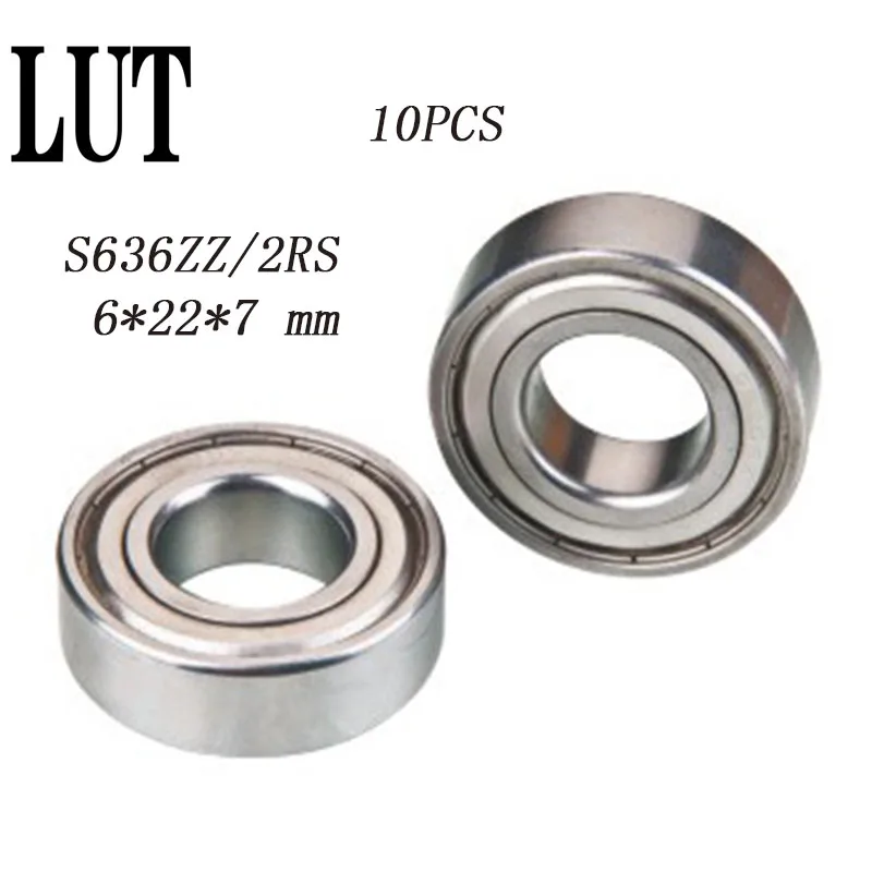 S636ZZ S636zz 636zz 636 6*22*7mm miniature bearing stainless steel deep ...