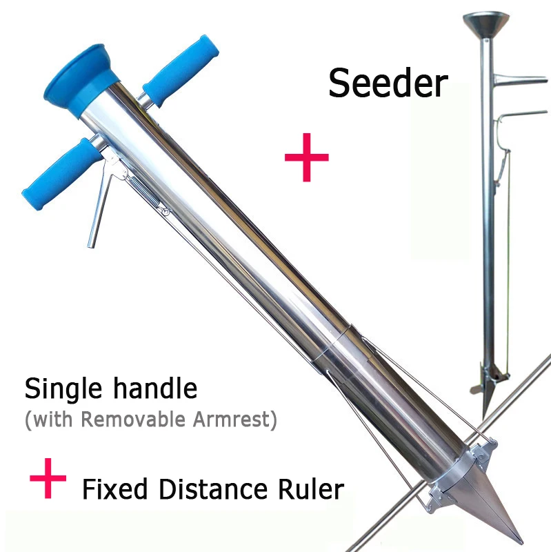 Быстрый сеялка из нержавеющей стали плантатор устройство для трансплантации рассады удобрение сеялка для посадки овощей садовое оборудование