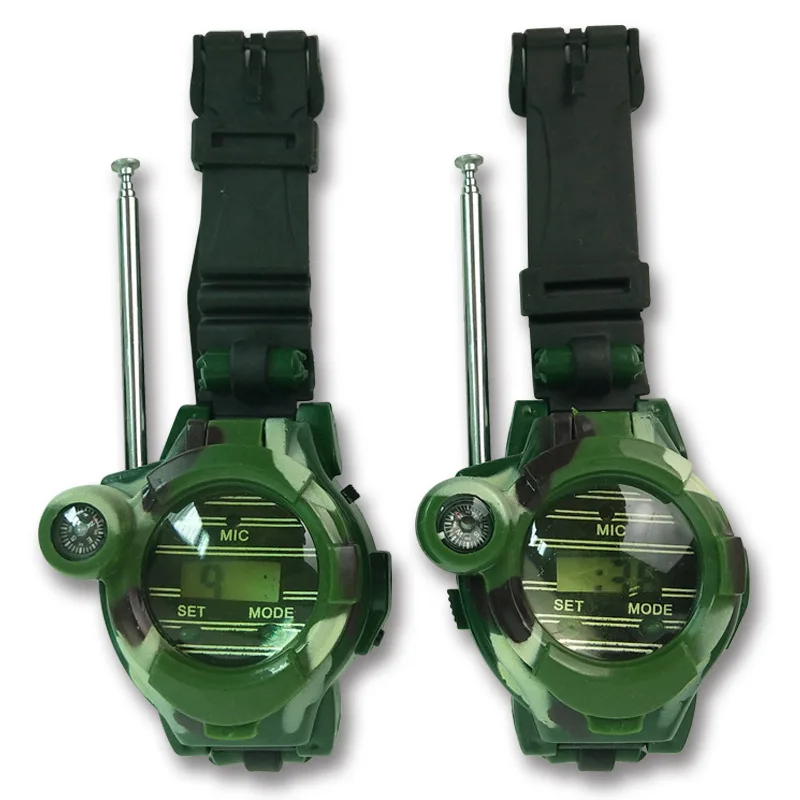 7 in 1 walkie talkie watch 2pcs game gadget transformer watches for kid house intercom wireless Interactive Toys for children