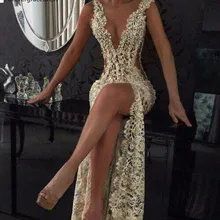 Недорогое вечернее платье с v-образным вырезом, новейшее вечернее платье с кружевом по бокам, нарядная праздничная одежда знаменитостей, праздничное платье на заказ