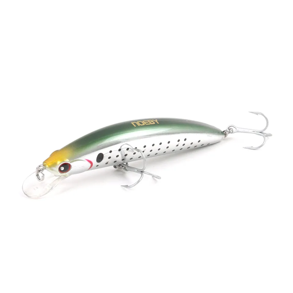 NOEBY 90 мм/28 г приманка в виде гольяна искусственные французские крючки VMC тонущие 0 6