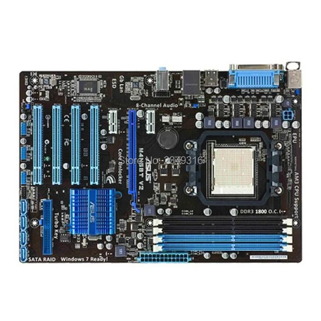 Para Asus M4n68t V2 Desktop Usado Placa-Mãe 630a Soquete Am3 Ddr3.