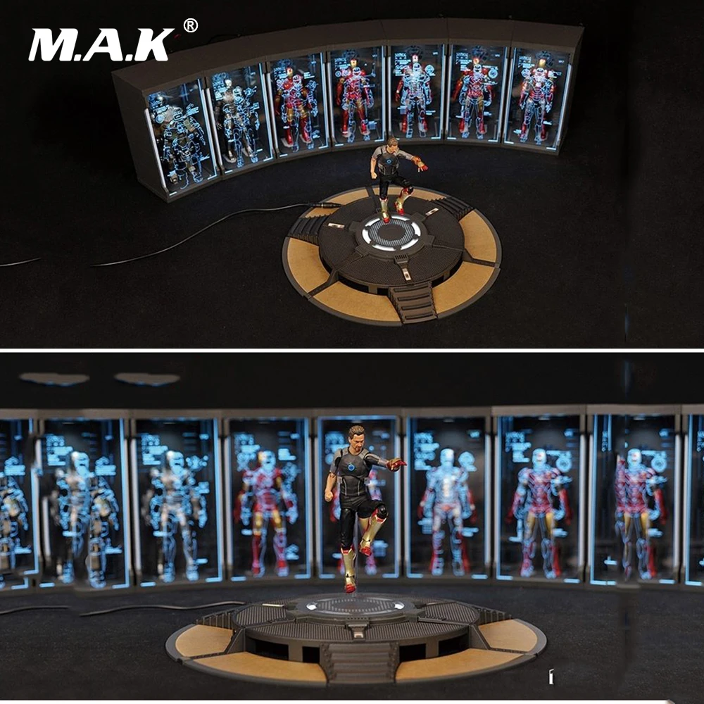 TOYS BOX Iron Man Tony Stark 1//12 Scale Comicave SHF Round Text Work Stand 6in.