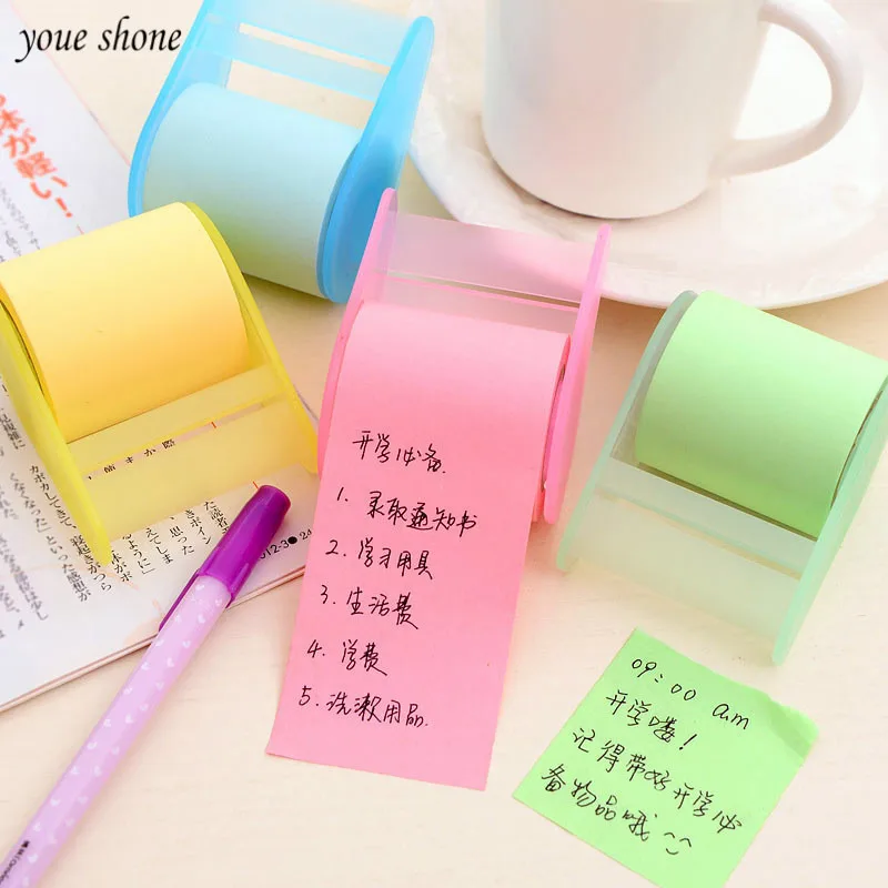 

1Pcs/lot Korean Stationery Convenience Stickers Creative Cute Notes Will Be Free To Stick To The Tape Seat Can Be Practical