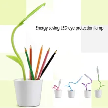 10 шт. Модный USB Перезаряжаемый светодиодный Настольный светильник с сенсорным выключателем, Студенческая лампа с регулируемой яркостью, настольная лампа для чтения