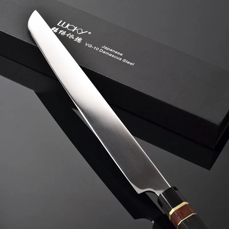 10.5inch Damas Hankotsus Takohiki Sashimi Sushi Funayuki Chef Slice Filleting Fish Knife With Long-lasting - Image 2